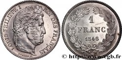 1 franc Louis-Philippe, couronne de chêne 1846 Rouen F.210/106