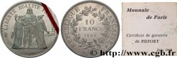 Piéfort Argent de 10 francs Hercule 1968 Paris GEM.183 P1