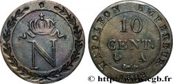 Faux de 10 cent. à l&nbsp;N couronnée 1808 Paris F.130/2 var.