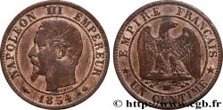 Un centime Napoléon III, tête nue 1854 Marseille F.102/14