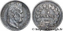 1/4 franc Louis-Philippe 1838 Lille F.166/73