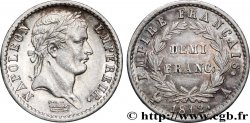 Demi-franc Napoléon Ier tête laurée, Empire français 1812 Paris F.178/35