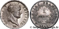 1 franc Napoléon Ier tête laurée, Empire français 1812 Paris F.205/42