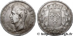 5 francs Charles X 2e type, tranche en relief 1830 Paris F.312/1