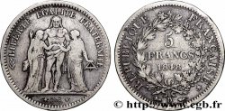 5 francs Hercule, IIe République 1848  Lyon F.326/3