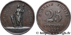 25 Centimes (Monnaie Fictive) 1848  