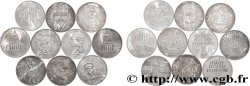 Lot de 10 pièces de 100 francs commémoratives - - F.-/