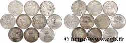 Lot de 10 pièces de 100 francs commémoratives - - F.-/