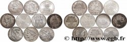 Lot de 10 pièces de 100 francs commémoratives - - F.-/