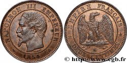Deux centimes Napoléon III, tête nue 1854 Bordeaux F.107/16