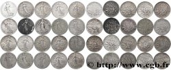 Lot de 20 pièces de 50 centimes Semeuse n.d. s.l. F.190/- AB/SUP 