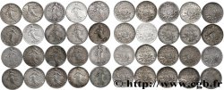 Lot de 20 pièces de 50 centimes Semeuse n.d. s.l. F.190/-