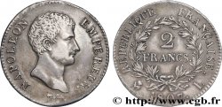 2 francs Napoléon Empereur, Calendrier grégorien 1807 Bayonne F.252/11