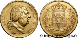 40 francs or Louis XVIII 1818 Lille F.542/8