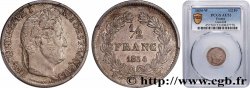 1/2 franc Louis-Philippe 1834 Lille F.182/52 SS53 PCGS