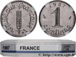 1 centime Épi 1987 Pessac F.106/44