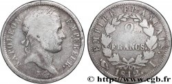 2 francs Napoléon Ier tête laurée, Empire français 1812 Limoges F.255/43
