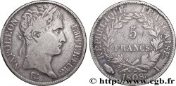 5 francs Napoléon Empereur, République française 1808 Limoges F.306/7