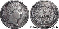 5 francs Napoléon Empereur, République française 1808 Paris F.306/2