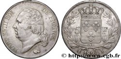 5 francs Louis XVIII, tête nue 1824 Limoges F.309/92
