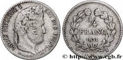 1/4 franc Louis-Philippe 1831 Limoges F.166/6