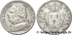 5 francs Louis XVIII, buste habillé 1814 Paris F.308/1