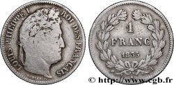 1 franc Louis-Philippe, couronne de chêne 1835 Limoges F.210/44 F 