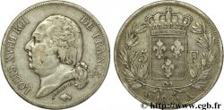 5 francs Louis XVIII, tête nue 1821 Paris F.309/60