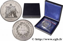 Piéfort argent de 50 francs Hercule 1975  GEM.223 P1
