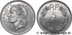 5 francs Lavrillier, aluminium 1947 Beaumont-Le-Roger F.339/11