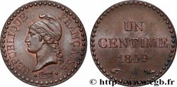 Un centime Dupré, IIe République 1849 Paris F.101/2