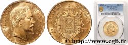 50 francs or Napoléon III, tête laurée 1862 Paris F.548/1