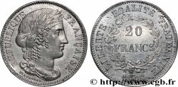 Concours de 20 francs, essai de Dieudonné 1848 Paris VG.3023 var