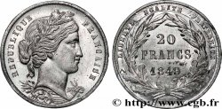 Concours de 20 francs, essai en étain attribué à Malbet 1849  VG.3029 var