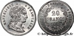 Concours de 20 francs, essai de Magniadas 1848 Paris VG.3028 var