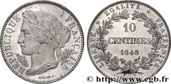 Concours de 10 centimes, essai en étain par Borrel 1848 Paris VG.3134 var