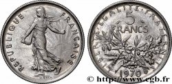 5 francs Semeuse, nickel 1970 Paris F.341/2