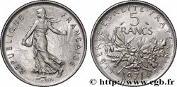 5 francs Semeuse, nickel 1971 Paris F.341/3