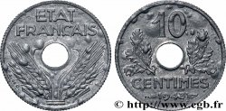 10 centimes État français, petit module 1943  F.142/2