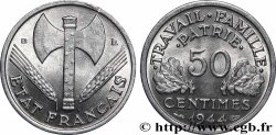 50 centimes Francisque, légère 1944 Beaumont-Le-Roger F.196/5