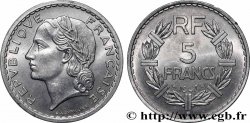 5 francs Lavrillier, aluminium 1947 Beaumont-Le-Roger F.339/12