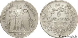 5 francs Union et Force, Union serré, seulement gland extérieur 1799 Paris F.288/98