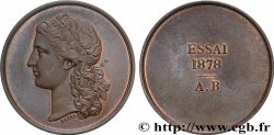 Essai de la médaille frappée à l’Exposition Universelle 1878  VG.3913 