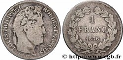 1 franc Louis-Philippe, couronne de chêne 1836 Lyon F.210/53