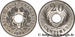 Essai de 20 centimes 1889 Paris GEM.50 23 var. VZ+ 