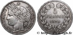 5 francs Cérès, sans légende 1870 Paris F.332/1