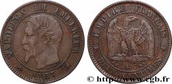 Deux centimes Napoléon III, tête nue 1857 Bordeaux F.107/49
