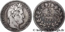 5 francs IIe type Domard 1842 Paris F.324/95