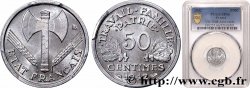 50 centimes Francisque, lourde, premiers exemplaires avec les CROIX 1942 Paris F.195/2