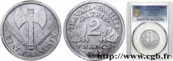 2 francs Francisque, avec les croix 1943 Paris F.270/2 var.